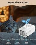 Replacement Pump for PawPoll Cat Fountain - Cats Water Fountain Pump Ultra Quiet LED Lights Pet Water Dispenser
