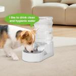 Dog Water Dispenser Filters, Triple Filtration System For 3L/3.6L/4.6L/6L/8L Pet Water Dispenser, Pet Fountain filter Replacement (4 Pcs)
