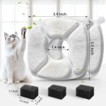 28 Pcs Cat Water Fountain Replacement Filters-14 Pack Cat Fountain Filters with 14 Pack Sponges, Enhanced Compatibility Pet Fountain Filter Fit for 95oz/2.8L 135oz/4L 67oz/2L Pet Drinking Fountain