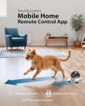Belcore Pet Camera Robot, Wireless 1080P Movable Pet Camera Battery-Powered with Phone App emote Control for Cats Dogs, Indoor Cam, 2-Way Talk, Night Vision, Motion Detection