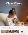 Belcore Pet Camera Robot, Wireless 1080P Movable Pet Camera Battery-Powered with Phone App emote Control for Cats Dogs, Indoor Cam, 2-Way Talk, Night Vision, Motion Detection