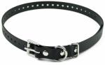 Educator Biothane Dog Collar, Waterproof, Odorproof, Metal Buckle and D Ring, Adjustable for Custom Fit, Cool and Comfortable, for Small, Medium, or Large Dogs, 3/4-Inch, Black