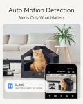 Noorio 5G Two Way Video Calling Camera, One Click Call 2K Pet Camera with Phone App, 360° PTZ Dog Cam with Speaker, Color Night Vision, 2.4 Inch Screen, CL200