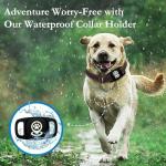 Pet Tracker for Dog, Dog Tracker Smart Pet Location Tracker with Holder, Smart Item Finder, MFi Certificated Dog Tracking Device, No Monthly Fee, Works with Find My(iOS Only) (Black Case)