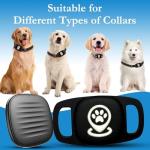 Veeind Pet Tracker for Dog, Dog Tracker Smart Pet Location Tracker with Holder, Smart Item Finder, MFi Certificated, No Monthly Fee, Works with Find My, iOS Only - Black Case