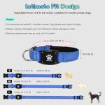Myiwb GPS Dog Collar Tracker 2-in-1,Reflective Waterproof Adjustable Pet Collar,iOS-Only,Ideal for Dog Tracking pet Tracker,for Small to Large Dogs,Real-Time Tracking,No Monthly Fees(Blue,Large)