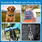 Veeind Pet Tracker for Dog, Dog Tracker Smart Pet Location Tracker with Holder, Smart Item Finder, MFi Certificated, No Monthly Fee, Works with Find My, iOS Only - Black Case