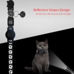 Cat Tracker GPS Collar for Cats Electronic Pet Locator Waterproof Compatible with Apple Find My No Monthly Fee Ideal for Small to Large Cats Advanced Tracking Solution Smart Collar for Pet Safety