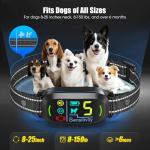 Oliry Smart AI Bark Collar for Large Medium Small Dogs, Anti Barking Device with 5 Training Modes, Exclusive Forced Bark-Stopping, Rechargeable IP67 Waterproof Bark Collar with 5 Sensitivity (Black)