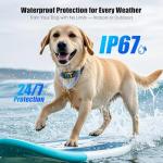 Oliry Smart AI Bark Collar for Large Medium Small Dogs, Anti Barking Device with 5 Training Modes, Exclusive Forced Bark-Stopping, Rechargeable IP67 Waterproof Bark Collar with 5 Sensitivity (Black)