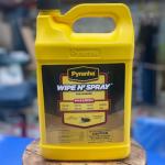 PYRANHA Wipe N' Spray for Horses - Oil-Based Long Lasting Fly Control Repels Horn, Deer, Horse, House, Stable, & Face Flies, Ticks, Mites, Mosquitoes, Gnats & Lice, 1 Gallon