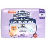 New! Hartz Home Protection Miracle Guard Lavender Scented Dog Pads, Regular Size 25 Count, 24 Hour Use, Won't Leak and Odor Eliminating