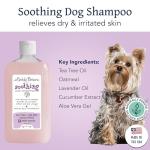Bobbi Panter Soothing Dog Shampoo, Heals & Soothes Irritated Skin, Lavender Scent - 30:1 Concentrated Formula, Made in The USA, Trusted by Professional Groomers, 14 oz.