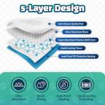 Reli. Dog Pee Pads Extra Large (60 Count) | XL 28" x 34" | Super Absorbent Puppy Peepad | Disposable, Leak-Proof Pet Training Mats for House, Crate Training