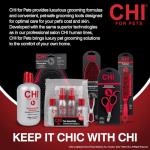 CHI for Dogs Deodorizing No-Rinse Foam - Dry Shampoo and Odor Eliminator for Dogs - Sulfate and Paraben Free - Made in USA - Waterless Pet Grooming Foam, Pump Bottle, 8 Fl Oz