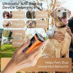 VUL Dog Bark Deterrent Devices,Anti Barking Device for Dogs(Own Or Neighbour'S Dog), Long Range Ultrasonic 50ft, Alternative to Painful Dog Training Collars and Bark Collars,Dogs Training