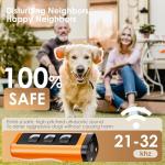VUL Dog Bark Deterrent Devices,Anti Barking Device for Dogs(Own Or Neighbour'S Dog), Long Range Ultrasonic 50ft, Alternative to Painful Dog Training Collars and Bark Collars,Dogs Training