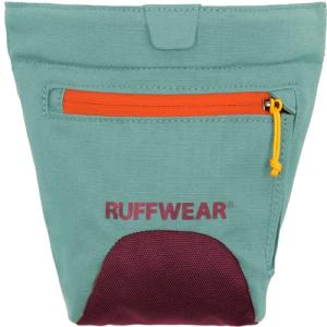 Ruffwear, Treat Trader Dog Treat Pouch, Hands-Free Waist-Worn, One-Handed Magnetic Closure, Belt (30-48 in) or Clip, Waterproof Food-Grade Lining, Zippered Pocket, Clicker Loop, River Rock Green