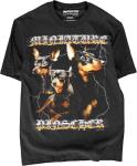 Miniature Pinscher 80s 90s Bootleg Heavy Metal Rap Streetwear Tshirt for Men & Women (US, Alpha, Small, Regular, Regular, Mini Pinscher C2)