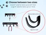 The Metal Peddler Love with Dog Paw #2 Key Rack Hanger & Holder- Small 6 inch Wide - Made in USA