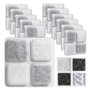 Pet Food Desiccant Bag, 12 Pack, Compatible with Petlibro Automatic Cat Feeder, Silica Gel, Deoxidizer, Activated Carbon, Keeps Pet Food Dry and Fresh