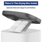 Pet Food Desiccant Bag, 12 Pack, Compatible with Petlibro Automatic Cat Feeder, Silica Gel, Deoxidizer, Activated Carbon, Keeps Pet Food Dry and Fresh