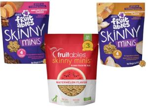 Fruitables Skinny Mini Dog Treats (3 Cal) – Soft Dog Healthy Training Treats, 5 oz (Variety Pack of 3)