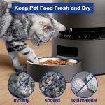 Pet Food Desiccant Bag, 12 Pack, Compatible with Petlibro Automatic Cat Feeder, Silica Gel, Deoxidizer, Activated Carbon, Keeps Pet Food Dry and Fresh