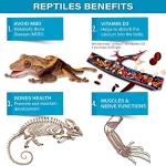 Gargeer 4oz All Reptile Calcium Powder with Vitamin D3, Phosphorus-Free, Ultrafine Powder, Pure Dust & Ready to Use for All Reptiles, Lizards & Amphibians Supplement. Made in The USA. Enjoy !