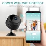 Magic A9 HD Home Security & Pet Camera, 2.4GHz Supports Night Vision and SD Card Storage (Black003)