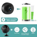 Magic A9 HD Home Security & Pet Camera, 2.4GHz Supports Night Vision and SD Card Storage (Black003)