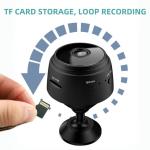 Magic A9 HD Home Security & Pet Camera, 2.4GHz Supports Night Vision and SD Card Storage (Black003)