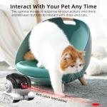 AEZ Robot Camera on Wheels 1080P Dual Lens,Security Indoor Camera with 2-Way Talk,Blinky Bot with Night Vision, Distance Bot 5200mAh Battery & App Control for Cats/Dogs/Baby/Elderly (SD/Cloud Storage)