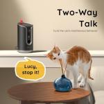 TKENPRO 2K Pet Camera Treat Dispenser, AI Photo Album, Dog Camera with 360° Auto Tracking & 5G/2.4G WiFi, 2-Way Talk, Remote Treat Tossing, Motion Alerts for Cats Indoor