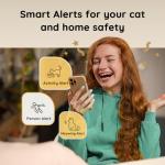 TKENPRO 2K Pet Camera Treat Dispenser, AI Photo Album, Dog Camera with 360° Auto Tracking & 5G/2.4G WiFi, 2-Way Talk, Remote Treat Tossing, Motion Alerts for Cats Indoor
