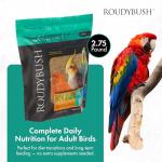 RoudyBush Daily Maintenance Food for Birds - Scientifically Formulated Bird Feed - Bird Food Pellets w/Corn, Wheat, Soy & More - Nutritious & Healthy Feed for Birds (Crumble, 44oz)