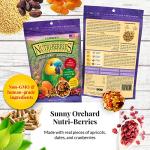 LAFEBER'S Gourmet Nutri-Berries Pet Bird Food Variety Sampler Bundles, Made with Non-GMO and Human-Grade Ingredients, for Parrots, 10 oz. Each (4 Pk Bundle)