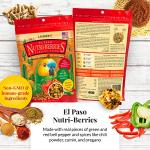 LAFEBER'S Gourmet Nutri-Berries Pet Bird Food Variety Sampler Bundles, Made with Non-GMO and Human-Grade Ingredients, for Parrots, 10 oz. Each (4 Pk Bundle)