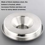 YUDANSI Stainless Steel Puppy Weaning Bowls,Cat Bowls for Food Water,Multiple Puppies Feeder Whelping Dishes,Litter Feeding Station Pans for Small Dogs Cats Eating at Same Time-Small Medium Large Size