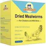 WormsFarm 5lb Dried Mealworms for Chickens Treats for Laying hens,Bluebirds,Quail,Chicken Food