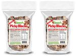 Henry's Picky Blocks - Nutritionally Complete Rodent Blocks – Food for Squirrels, Flying Squirrels, and Chipmunks, 11 Ounces (2-Pack)