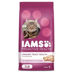 IAMS Proactive Health Adult Urinary Tract Health Dry Cat Food with Chicken, 7 lb. Bag