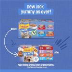 Purina Friskies Gravy Wet Cat Food Variety Pack, Savory Shreds With Beef, Turkey and Cheese Dinner, Chicken and Salmon Dinner, With Ocean Whitefish and Tuna - (Pack of 32) 5.5 oz. Cans