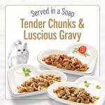 Purina Fancy Feast Gourmet Wet Cat Food Variety Pack, Petites Gravy Collection, break-apart tubs, 24 servings - (Pack of 12) 2.8 oz. Tubs