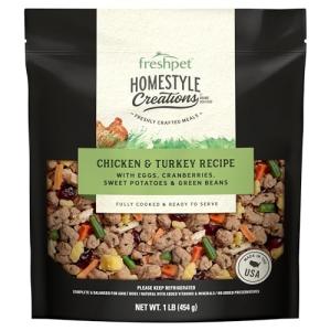 Freshpet Homestyle Beef, Chicken & Turkey Dog Food
