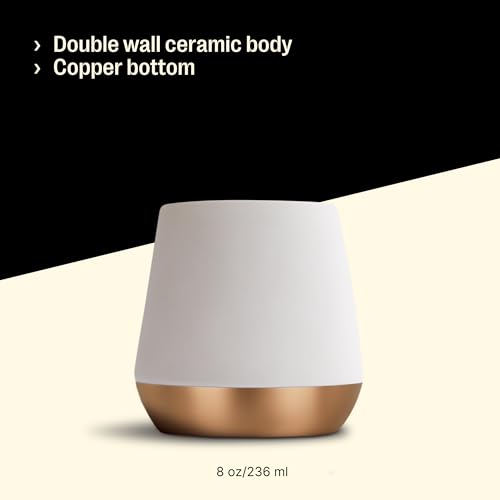 Fellow Joey Double Wall Ceramic Coffee Mug - Matte White