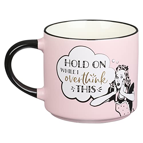 Bless Your Soul XL Pink Coffee Mug - Funny Retro Design