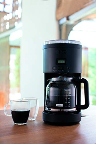 Bodum Bistro Coffee Mug Set, 12 oz, Clear