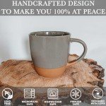 Set of 4 Large Latte Mugs - Modern Style