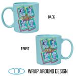 Golden Girls Retro Squares Ceramic Coffee Mug